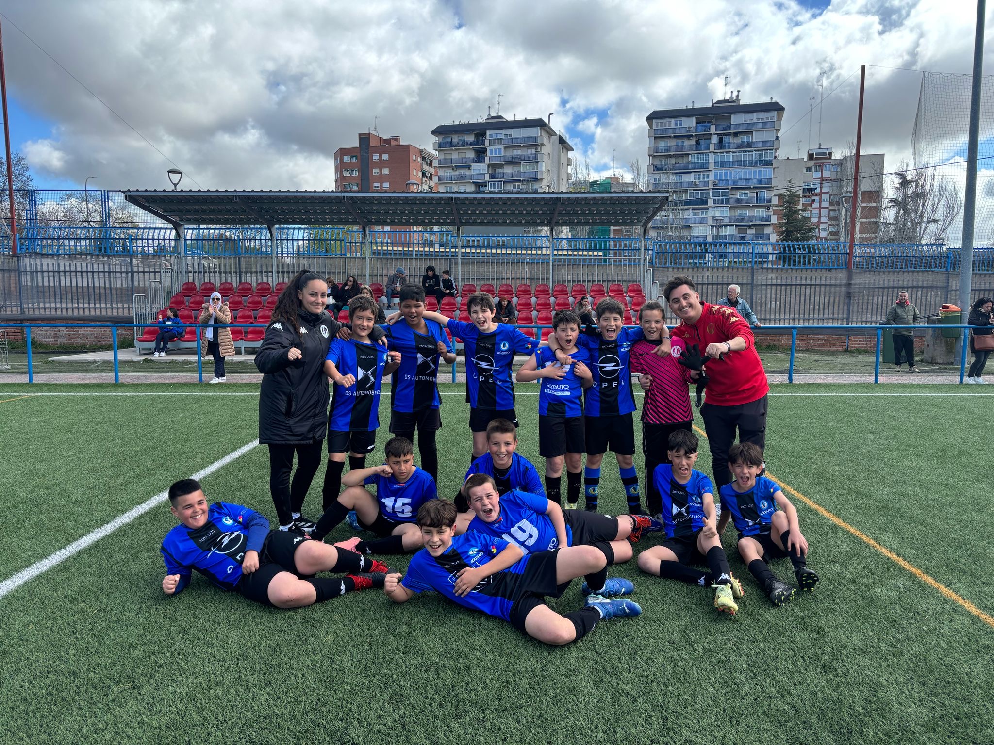 El alevín A de fútbol 7 se mantiene en primera alevín.